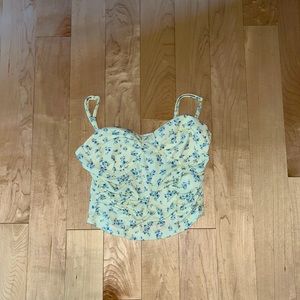 a BEAUTIFUL crop top for women/teens, very comfortable, easy to get on.